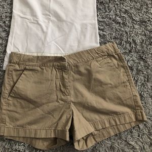 J CREW GIRLS SIZE 16 KHAKI SHORTS